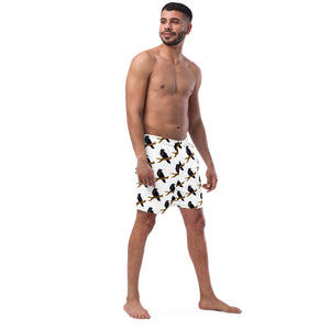 EyeAnkh Raven Logo Men's swim trunks