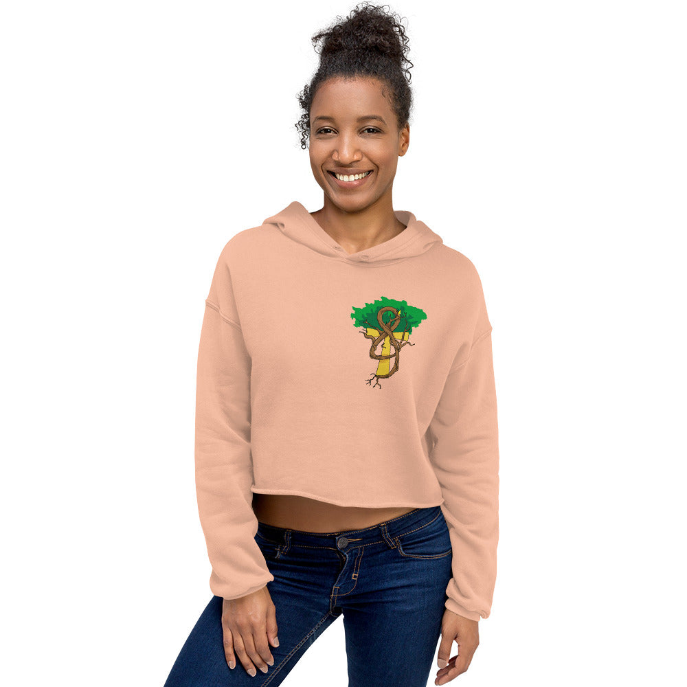 EyeAnkh "Melody" Women's Crop Hoodie