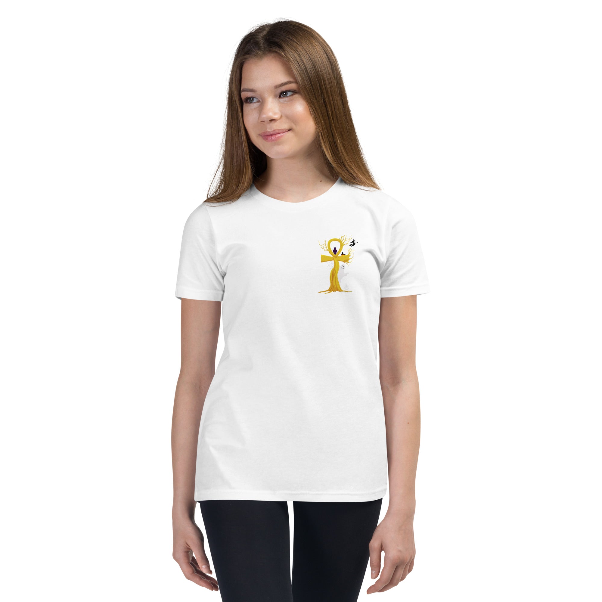 EyeAnkh (In to The Night "Halloween") Girls Short Sleeve T-Shirt