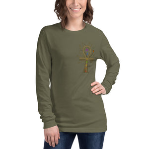 Designed by EyeAnkh Women's (ChakraTree) Long Sleeve Tee