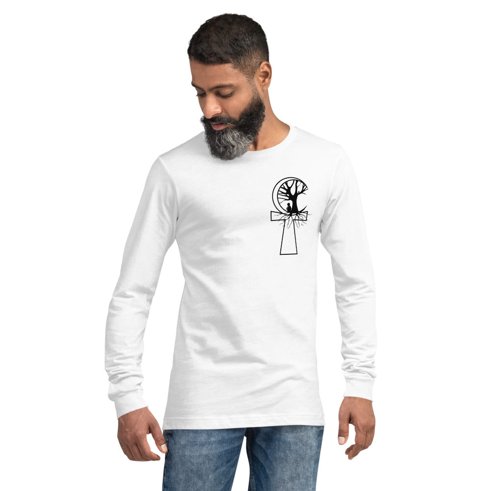 Designed By EyeAnkh Under The Moon Men Long Sleeve Tee